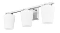 Three Light Vanity by Z-Lite - Nextra Collection, Brushed Nickel Finish - 7703-3V-BN