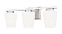 Three Light Vanity by Z-Lite - Nextra Collection, Brushed Nickel Finish - 7703-3V-BN