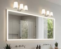 Three Light Vanity by Z-Lite - Nextra Collection, Brushed Nickel Finish - 7703-3V-BN