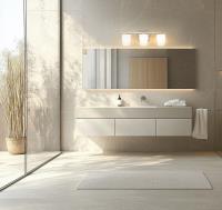 Three Light Vanity by Z-Lite - Nextra Collection, Brushed Nickel Finish - 7703-3V-BN