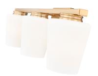 Three Light Vanity by Z-Lite - Nextra Collection, Modern Gold Finish - 7703-3V-MGLD