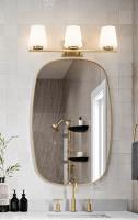 Three Light Vanity by Z-Lite - Nextra Collection, Modern Gold Finish - 7703-3V-MGLD