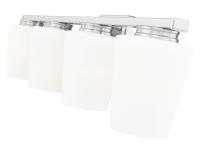 Four Light Vanity by Z-Lite - Nextra Collection, Brushed Nickel Finish - 7703-4V-BN