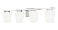 Four Light Vanity by Z-Lite - Nextra Collection, Brushed Nickel Finish - 7703-4V-BN
