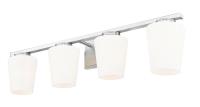 Four Light Vanity by Z-Lite - Nextra Collection, Brushed Nickel Finish - 7703-4V-BN