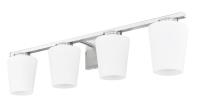 Four Light Vanity by Z-Lite - Nextra Collection, Brushed Nickel Finish - 7703-4V-BN