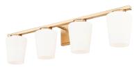 Four Light Vanity by Z-Lite - Nextra Collection, Modern Gold Finish - 7703-4V-MGLD