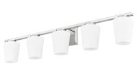 Five Light Vanity by Z-Lite - Nextra Collection, Brushed Nickel Finish - 7703-5V-BN