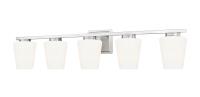 Five Light Vanity by Z-Lite - Nextra Collection, Brushed Nickel Finish - 7703-5V-BN