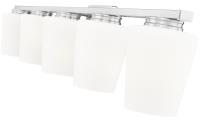 Five Light Vanity by Z-Lite - Nextra Collection, Brushed Nickel Finish - 7703-5V-BN