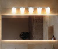 Five Light Vanity by Z-Lite - Nextra Collection, Brushed Nickel Finish - 7703-5V-BN