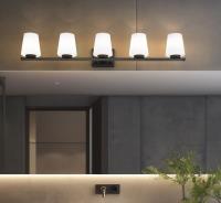 Five Light Vanity by Z-Lite - Nextra Collection, Matte Black Finish - 7703-5V-MB