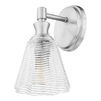 One Light Wall Sconce by Z-Lite - Auden Collection, Brushed Nickel Finish - 7704-1S-BN
