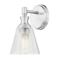 One Light Wall Sconce by Z-Lite - Auden Collection, Brushed Nickel Finish - 7704-1S-BN