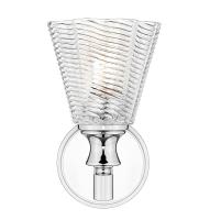 One Light Wall Sconce by Z-Lite - Auden Collection, Chrome Finish - 7704-1S-CH