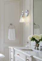One Light Wall Sconce by Z-Lite - Auden Collection, Chrome Finish - 7704-1S-CH