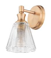 One Light Wall Sconce by Z-Lite - Auden Collection, Modern Gold Finish - 7704-1S-MGLD
