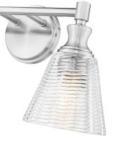 Two Light Vanity by Z-Lite - Auden Collection, Brushed Nickel Finish - 7704-2V-BN