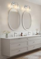 Two Light Vanity by Z-Lite - Auden Collection, Chrome Finish - 7704-2V-CH