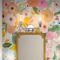 Two Light Vanity by Z-Lite - Auden Collection, Chrome Finish - 7704-2V-CH