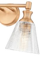 Two Light Vanity by Z-Lite - Auden Collection, Modern Gold Finish - 7704-2V-MGLD