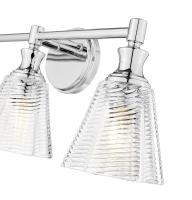 Three Light Vanity by Z-Lite - Auden Collection, Chrome Finish - 7704-3V-CH
