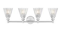 Four Light Vanity by Z-Lite - Auden Collection, Brushed Nickel Finish - 7704-4V-BN