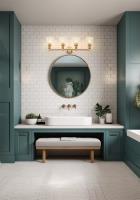 Four Light Vanity by Z-Lite - Auden Collection, Modern Gold Finish - 7704-4V-MGLD
