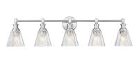 Five Light Vanity by Z-Lite - Auden Collection, Brushed Nickel Finish - 7704-5V-BN