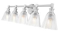 Five Light Vanity by Z-Lite - Auden Collection, Brushed Nickel Finish - 7704-5V-BN