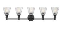 Five Light Vanity by Z-Lite - Auden Collection, Matte Black Finish - 7704-5V-MB