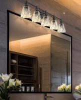 Five Light Vanity by Z-Lite - Auden Collection, Matte Black Finish - 7704-5V-MB
