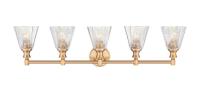 Five Light Vanity by Z-Lite - Auden Collection, Modern Gold Finish - 7704-5V-MGLD