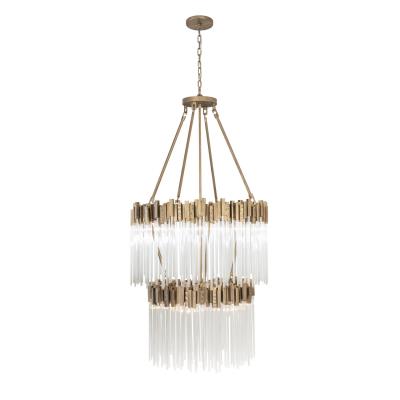 Matrix - 14 Light Chandelier - Havana Gold