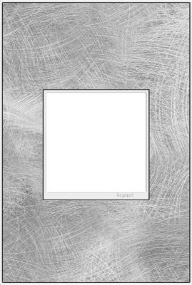 Legrand - AWM1G2SP4 - adorne - One-Gang Screwless Wall Plate - Spiraled Stainless