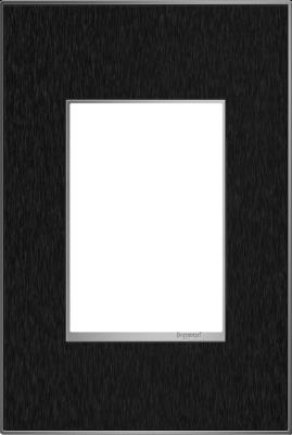 Legrand - AWM1G3BLS4 - adorne - One-Gang-Plus Screwless Wall Plate - Black Stainless