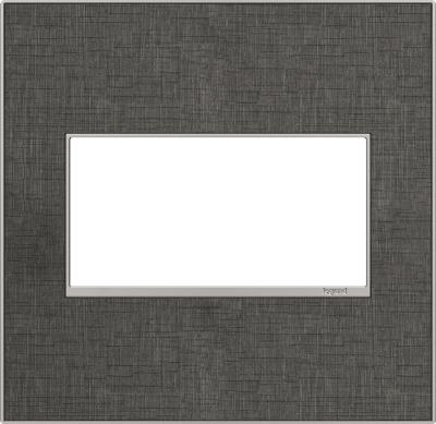 Legrand - AWM2GSL4 - adorne - Two-Gang Screwless Wall Plate - Slate Linen