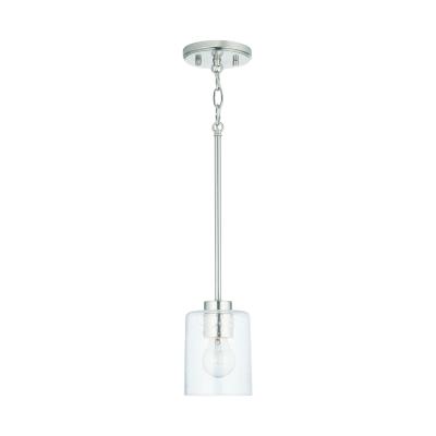 Capital Lighting - 328511BN-449 - Greyson - One Light Pendant - Brushed Nickel