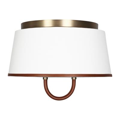 Visual Comfort Studio - LF1002TWB - Katie - Two Light Flush Mount - Time Worn Brass