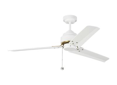 Monte Carlo Canada - 3AR54RZWBBS - Arcade - 54``Ceiling Fan - Matte White / Burnished Brass Monte Carlo Canada - 3AR54RZWBBS - Arcade - 54``Ceiling Fan - Matte White / Burnished Brass
