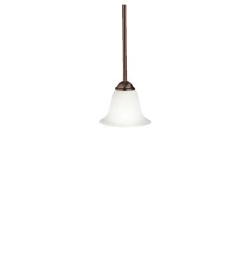 One Light Mini Pendant - Tannery Bronze