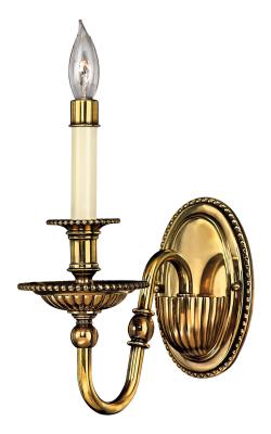 LED Wall Sconce - Burnished Brass