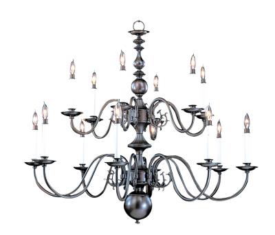 Framburg - 9135 MB - Jamestown - 14 Light Foyer Chandelier - Mahogany Bronze