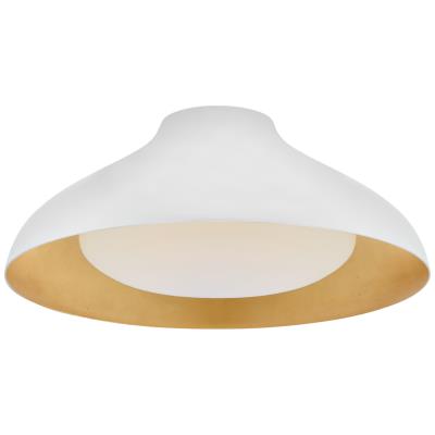 Visual Comfort Signature - ARN 4351PW-SWG - Agnes - LED Flush Mount - Plaster White