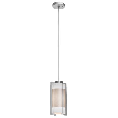 Iron - LED Pendant - Brushed Steel