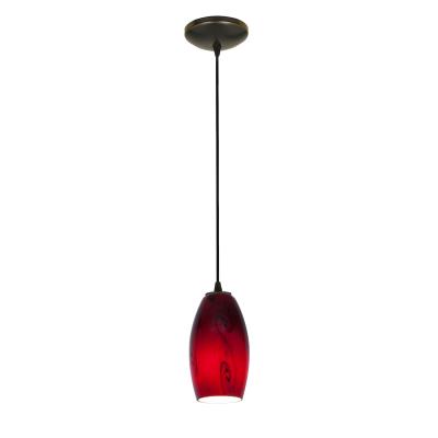 Access - 28011-4C-ORB/RUSKY - Merlot - LED Pendant - Oil Rubbed Bronze