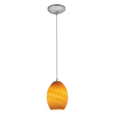 Brandy FireBird - LED Pendant - Brushed Steel