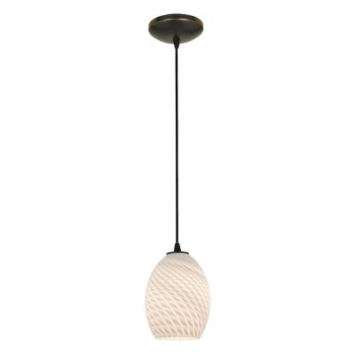 Access - 28023-4C-ORB/WHTFB - Brandy FireBird - LED Pendant - Oil Rubbed Bronze