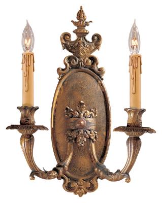 Metropolitan Collection - Two Light Wall Sconce - Oxide Brass