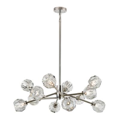 ca mat/ériel : m/étal 52 cm x 54 cm boite color/é Star 148-48 chandelier Tilpi 5 lumi/ères couleur: blanc